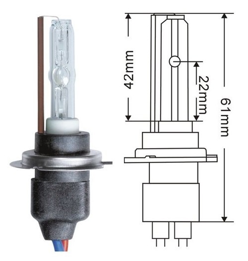 H7 6000K - H7 Xenon izzó 6000K